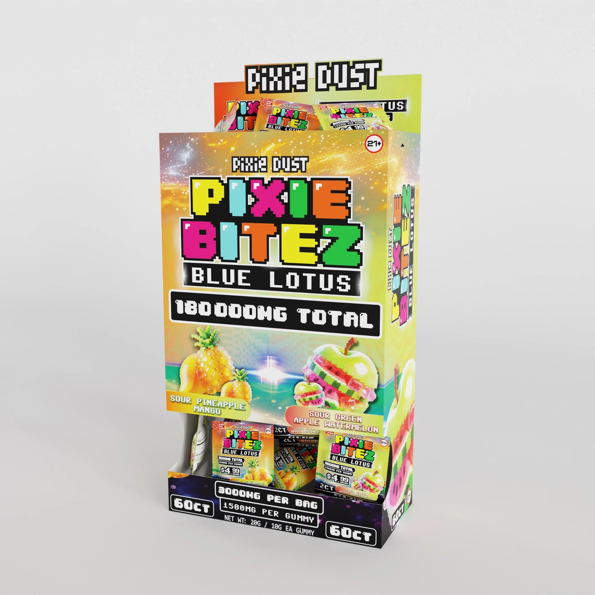 Pixie Bitez Gummies Blue Lotus 2-Count
